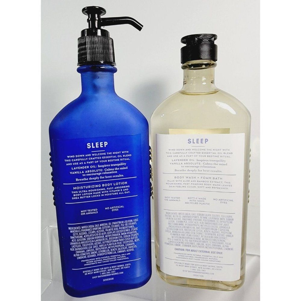 LAVENDER VANILLA Bath & Body Works Shower Gel 10oz Body Lotion 6.5oz Set NEW - Picture 6 of 8